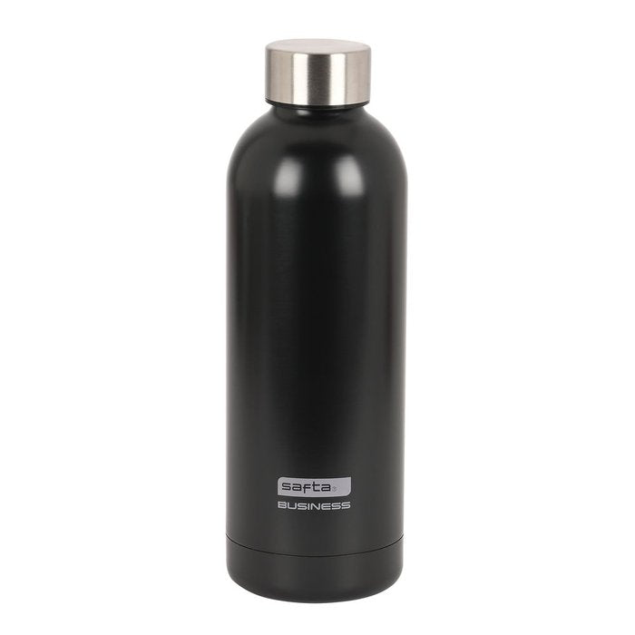 BOTELLA TERMO ACERO INOX, 500ML BUSINESS BLACK BLUE GREY | SAFTA BUSINESS | 1 UNIDAD | 8412688524464 Imagen principal del producto