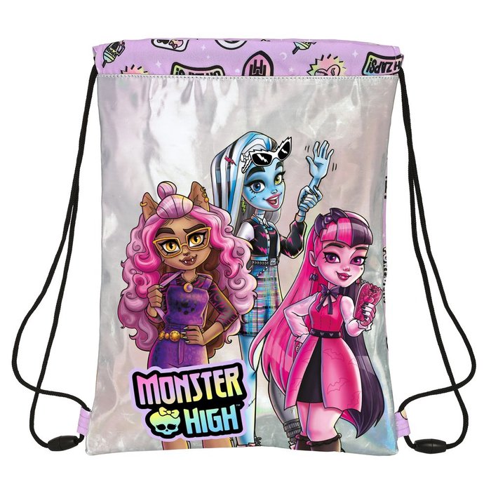 Sacos planos Junior Monster High Best Boos 26x34x1 cm SAFTA Imagen principal del producto