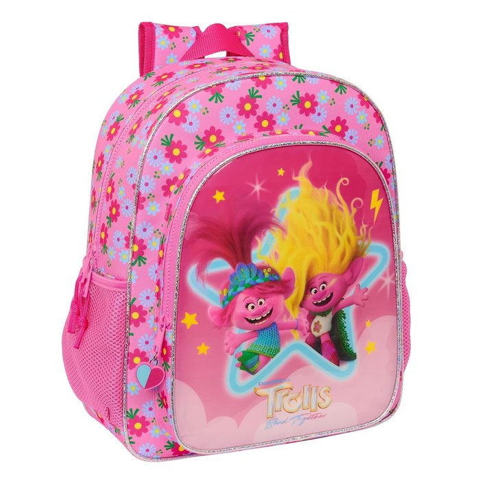 Mochila adaptable a carro Trolls SAFTA Mohila Junior Imagen principal del producto