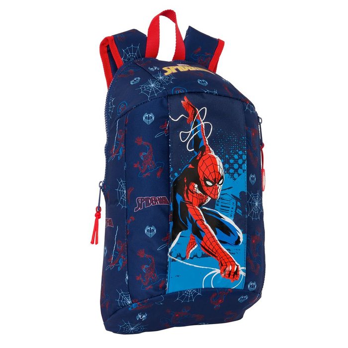 Mochila mini con cremallera vertical Spider-Man Neon SAFTA Imagen principal del producto