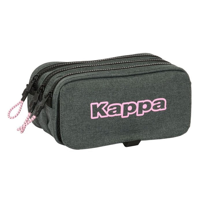 Portatodo triple Big Kappa Silver Pink Safta