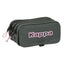 Portatodo triple Big Kappa Silver Pink Safta