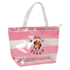 BOLSO DE PLAYA TRANSPARENTE MINNIE MOUSE BEACH | SAFTA, S,A,