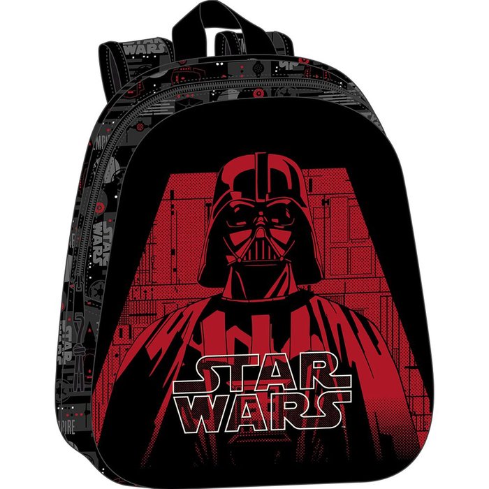 🎒 MOCHILA GUARDERÍA 3D STAR WARS 33X27CM 🌌✨ Imagen principal del producto