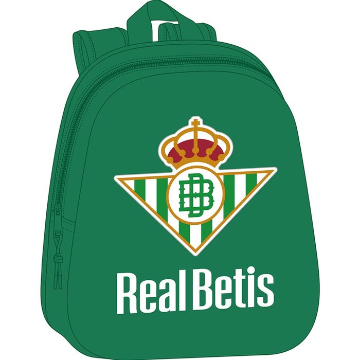 Mochila Guardería 3D Betis 33x27cm - Safta