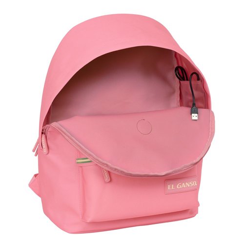 🎒 MOCHILA DOBLE PARA PORTÁTIL 15,6" + USB EL GANSO BASICS 🎒 Imagen secundaria del producto