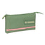 Portatodo triple El Ganso Basics Verde Safta