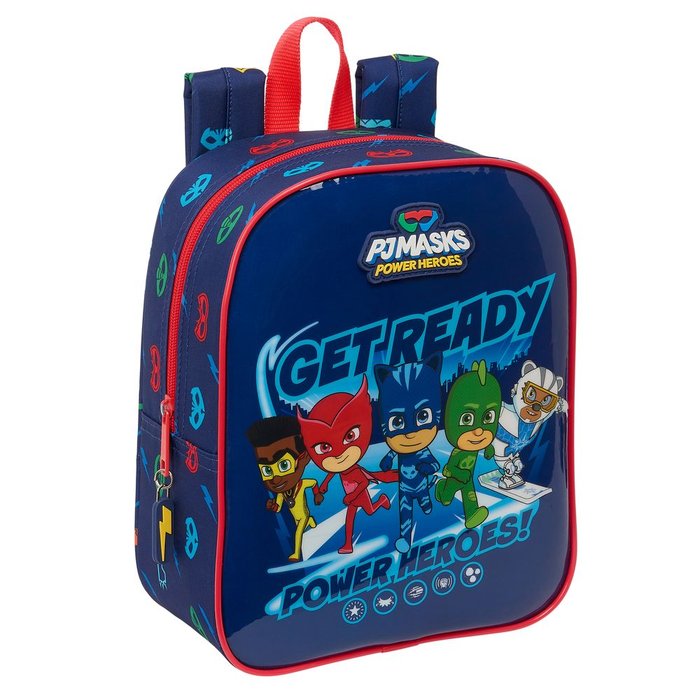 Mochila Guardería Adaptable Carro PjMasks Safta