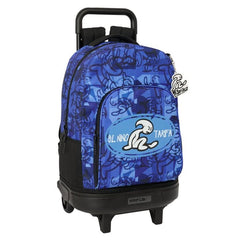 MOCHILA ESCOLAR + CARRO COMPACT EXTRAIBLE EL NIÑO ROLLER | SAFTA, S,A,