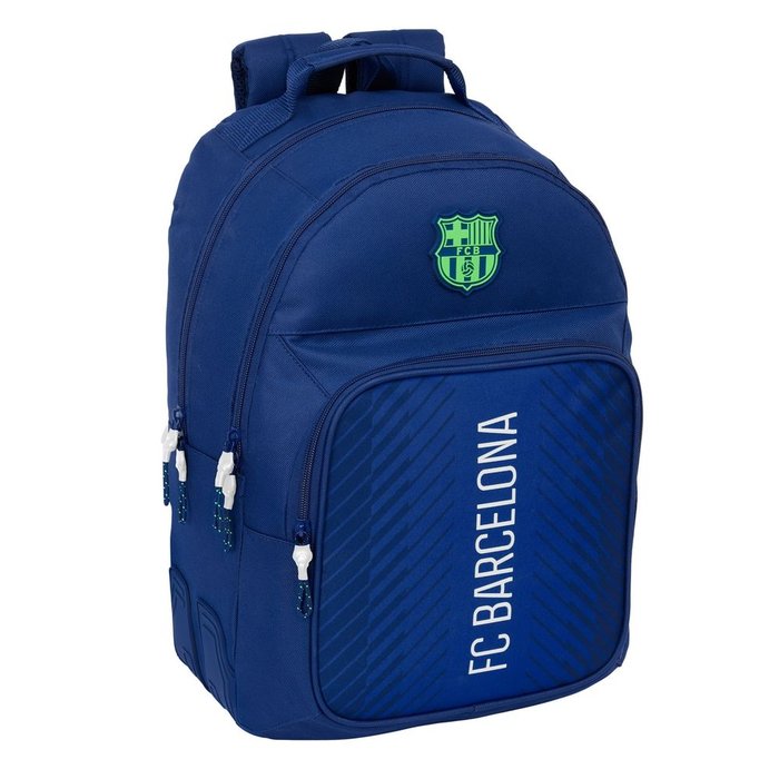 MOCHILA DOBLE CON CANTONERAS ADAPT CARRO F,C, BARCELONA NAVY | SAFTA, S,A, Imagen principal del producto