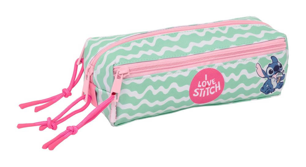 PORTATODO TRIPLE PEQ, C/GOMA ELAST, 22CM STITCH ICE CREAM | SAFTA, S,A, Imagen principal del producto