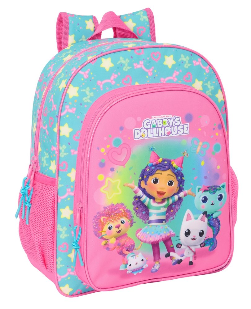 Mochila Junior 38 cm Adapt Carro Gabby's Dollhouse Confetti SAFTA
