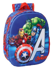 MOCHILA 3D GUARDERIA 33CM AVENGERS | SAFTA, S,A,