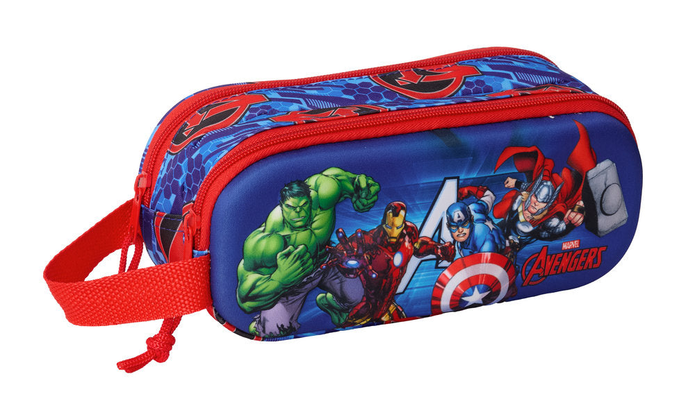 Portatodo Doble 3D Avengers Safta