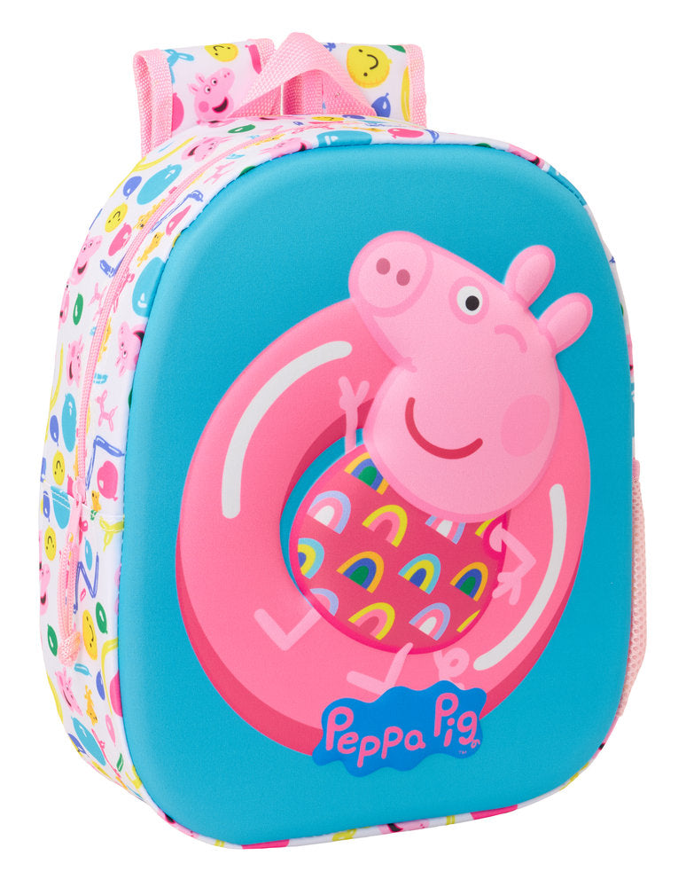 MOCHILA 3D GUARDERIA 33CM PEPPA PIG | SAFTA, S,A, Imagen principal del producto