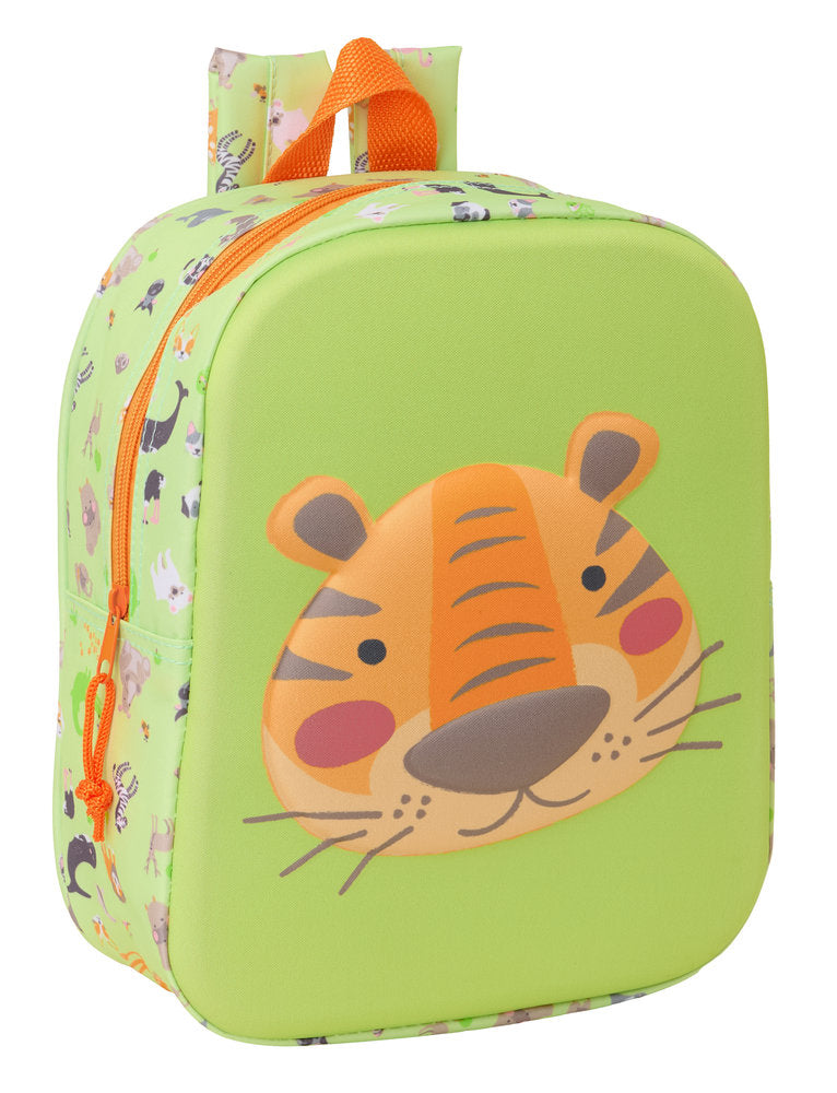 MOCHILA GUARDERIA 3D 27CM SAFTA TIGER | SAFTA, S,A, Imagen principal del producto