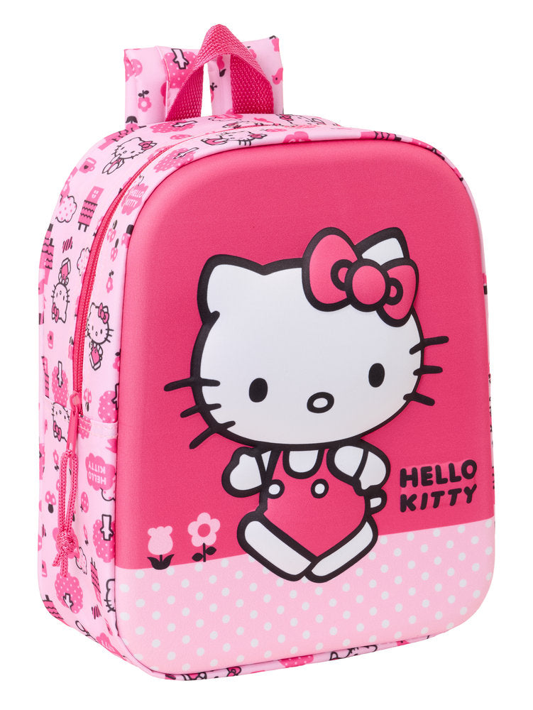 MOCHILA GUARDERIA 3D 27CM HELLO KITTY | SAFTA, S,A, Imagen principal del producto