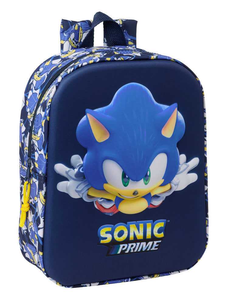 Mochila Guarderia 3D 27 cm Sonic City Marca Safta Imagen principal del producto