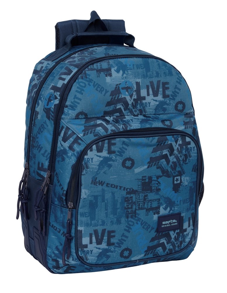 MOCHILA DOBLE CANTONERAS 42CM ADAPT CARRO SAFTA NEW EDITION | SAFTA, S,A,