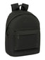 Mochila escolar 41 cm portatil 14,1 Kappa Basics negro SAFTA