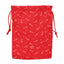 Saquito Plano Safta Navidad Bastones Rojo