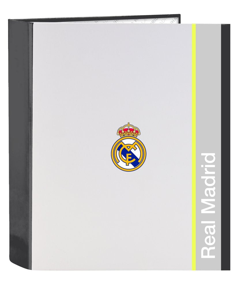 Carpeta Cartón Fº 4 Anillas Ancho Real Madrid 2025 SAFTA