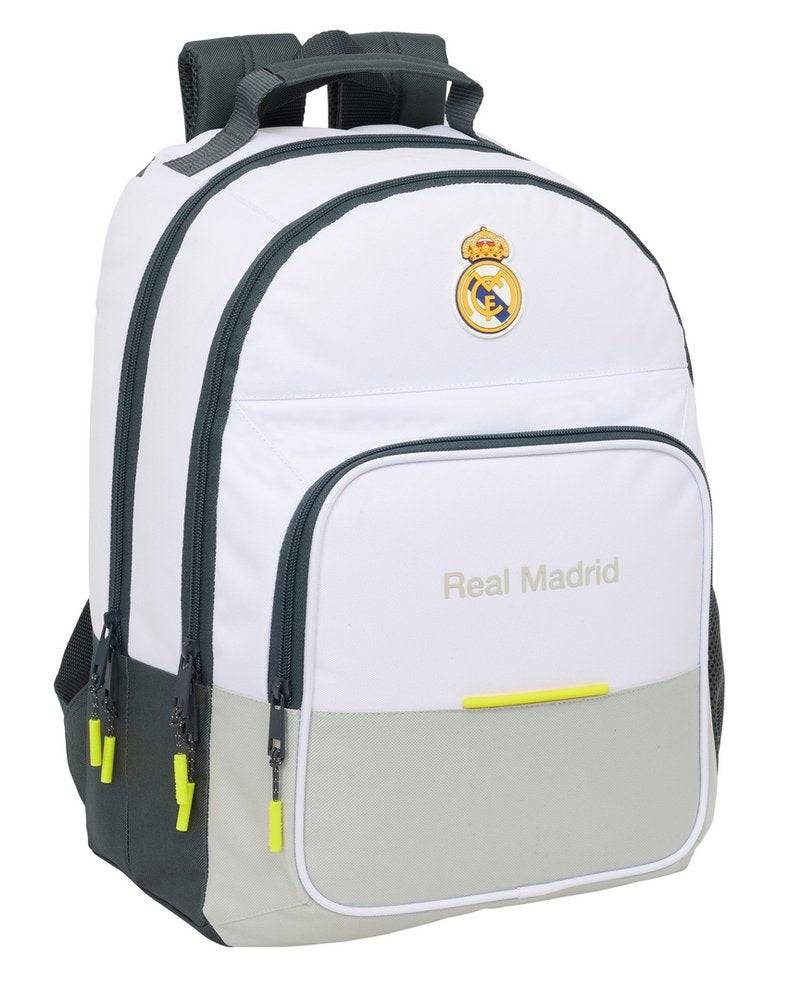 MOCHILA 42CM DOBLE ADAPT CARRO REAL MADRID 1ª EQUIP,25/26 | SAFTA, S,A,