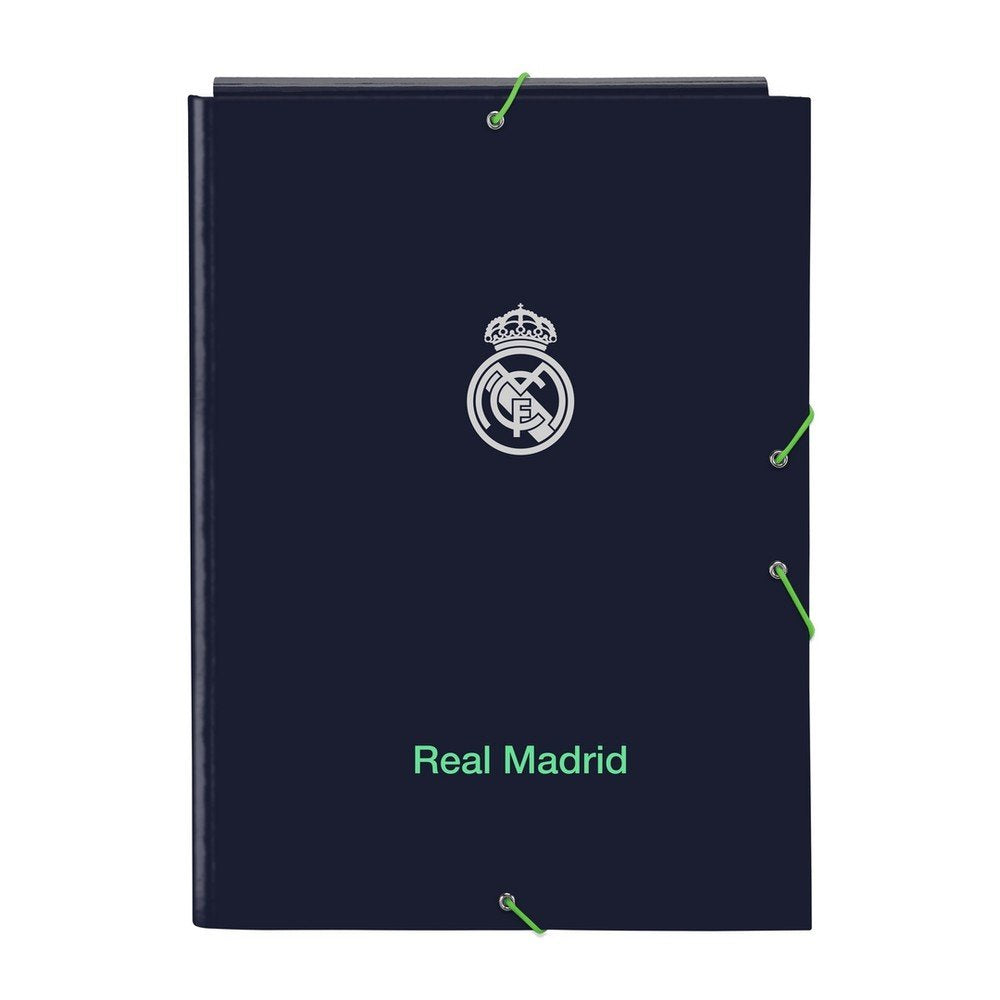 Carpeta Carton Folio Goma Solapas Real Madrid 25/26 SAFTA