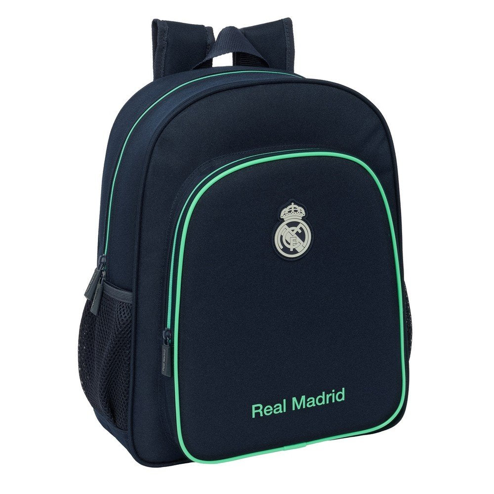 MOCHILA JUNIOR ADAPTABLE A CARRO REAL MADRID 2ª EQUIP 25/26 | SAFTA, S,A,