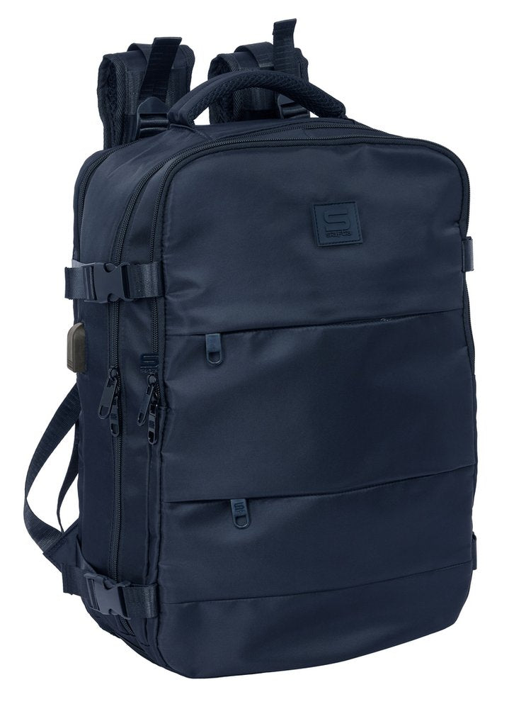 MOCHILA VIAJE CABINA 44CM PORTATIL 15,6'' SAFTA MARINO | SAFTA, S,A,