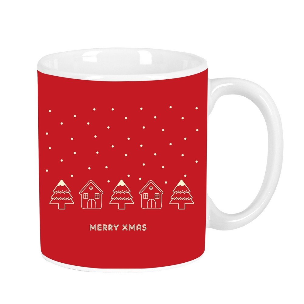 Taza grande Casitas Merry Xmas SAFTA Imagen principal del producto