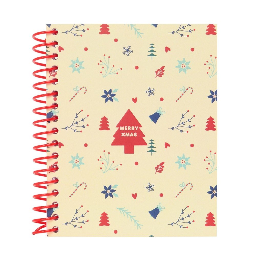 Bloc Carton A6 Microperforado 120 H Safta Navidad Estampado