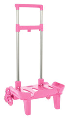 CARRO PORTAMOCHILAS PLEGAB, TRIPLE RUEDA ROSA CLARO | SAFTA, S,A,