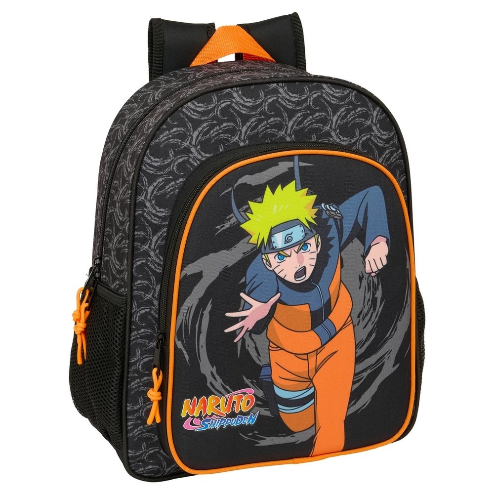Mochila Junior Adapt. a Carro Naruto Marca Safta