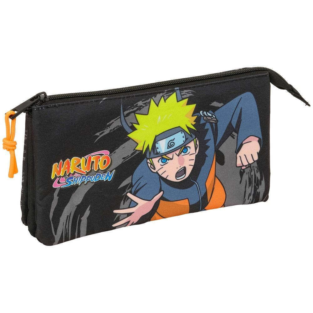 Portatodo triple Naruto marca Safta