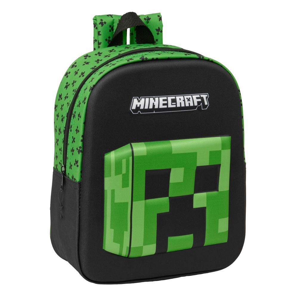 MOCHILA GUARDERIA 3D MINECRAFT | SAFTA, S,A,