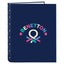 Carpeta Cartón Folio 4 Anillas Mixtas Benetton Drop SAFTA