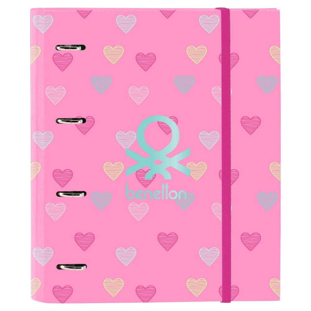 Carpeta 4 Anillas 35 mm con Recambio Benetton Heart SAFTA Imagen principal del producto