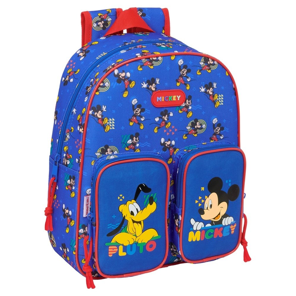 Mochila infantil bolsillos adapt. Carro Mickey Mouse Today SAFTA
