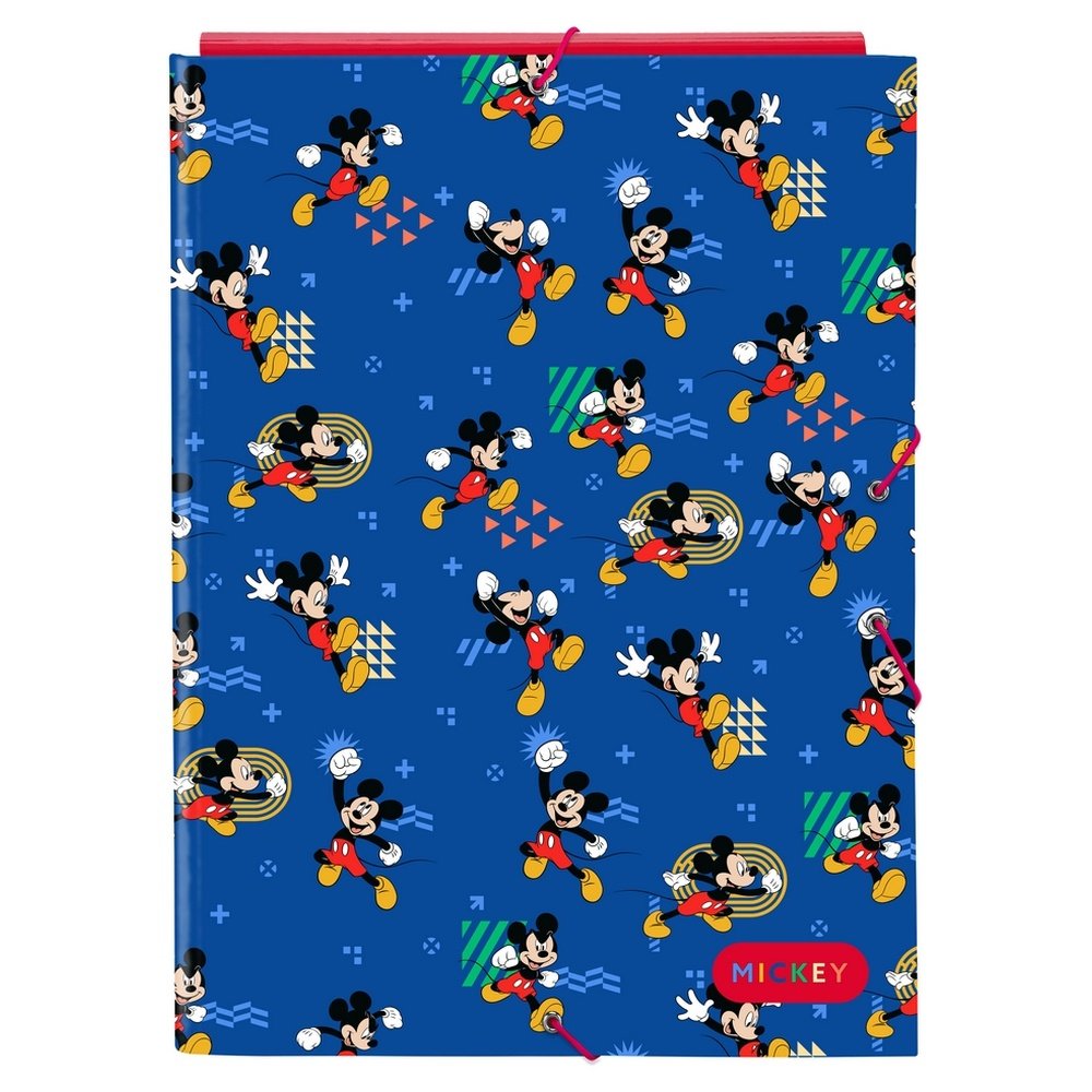 Carpeta Carton Folio Gomas Solapas Mickey Mouse Today Marca Safta