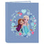Carpeta Cartón Folio 4 Anillas Mixtas Frozen SAFTA