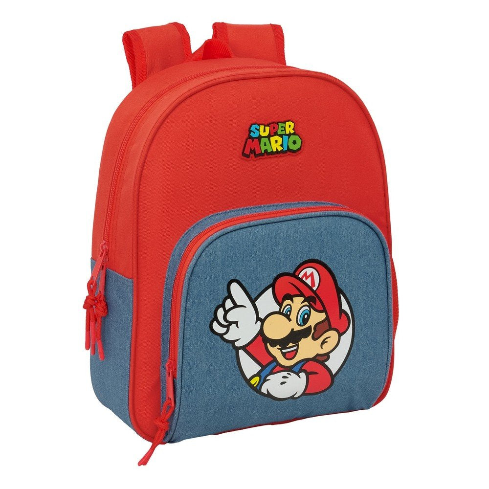 Mochila Infantil Adaptable a Carro Super Mario SAFTA Imagen principal del producto