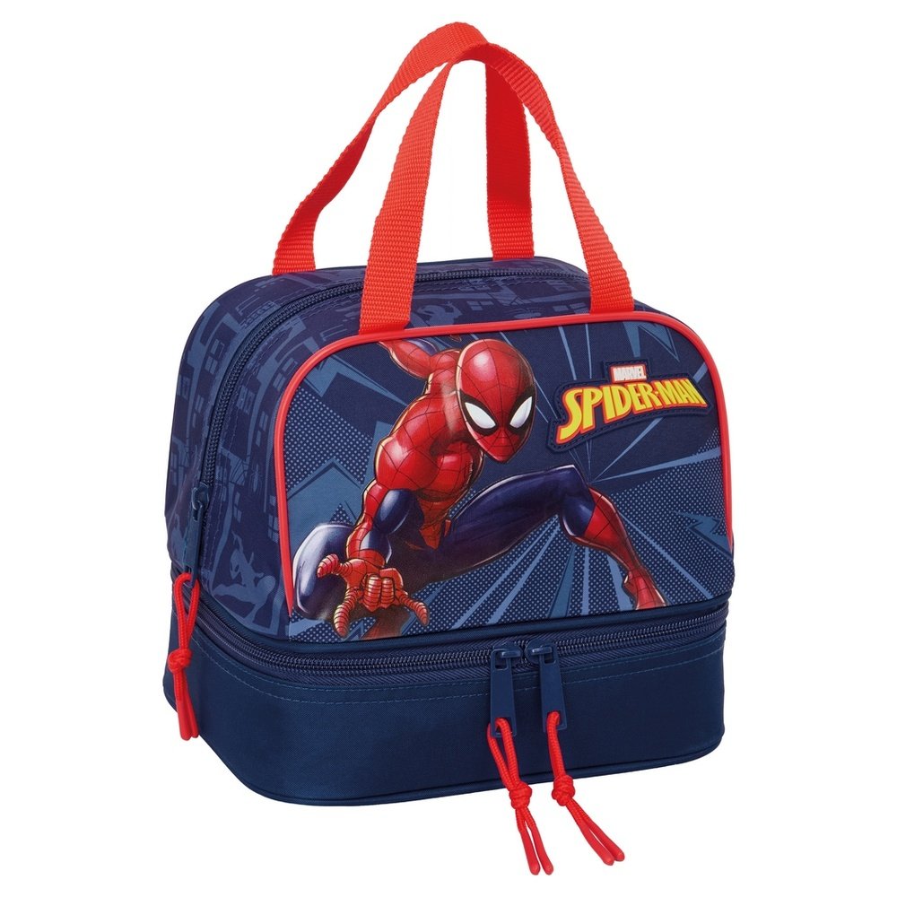 Portameriendas Nevera con Asas Spiderman Marca Safta Imagen principal del producto