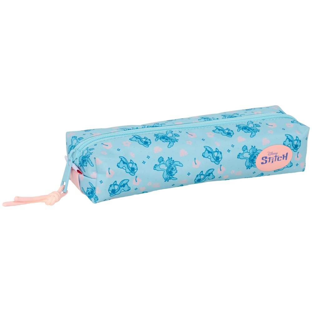 Portatodo rectangular con goma elastica Stitch Ohana SAFTA