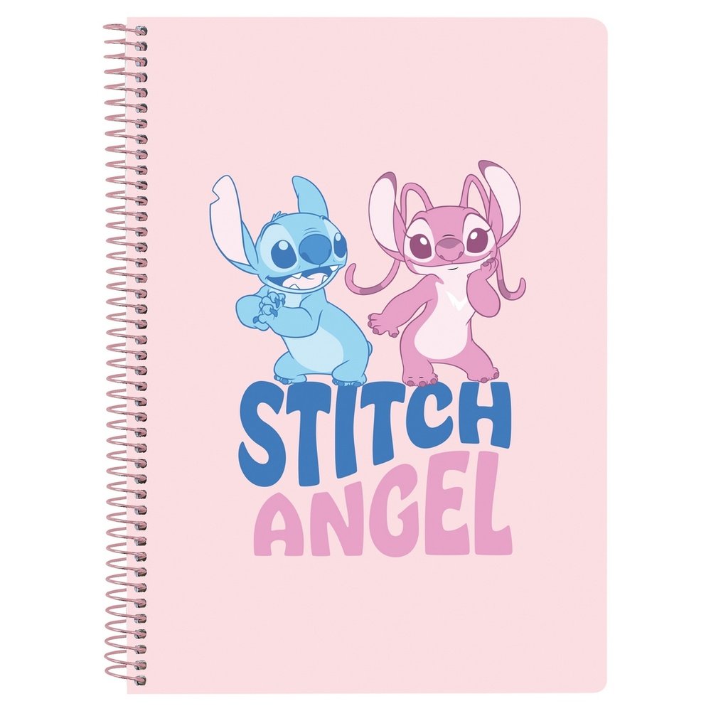 Libreta Cuarto Tapas Duras 80 H. Stitch Ohana SAFTA Imagen principal del producto
