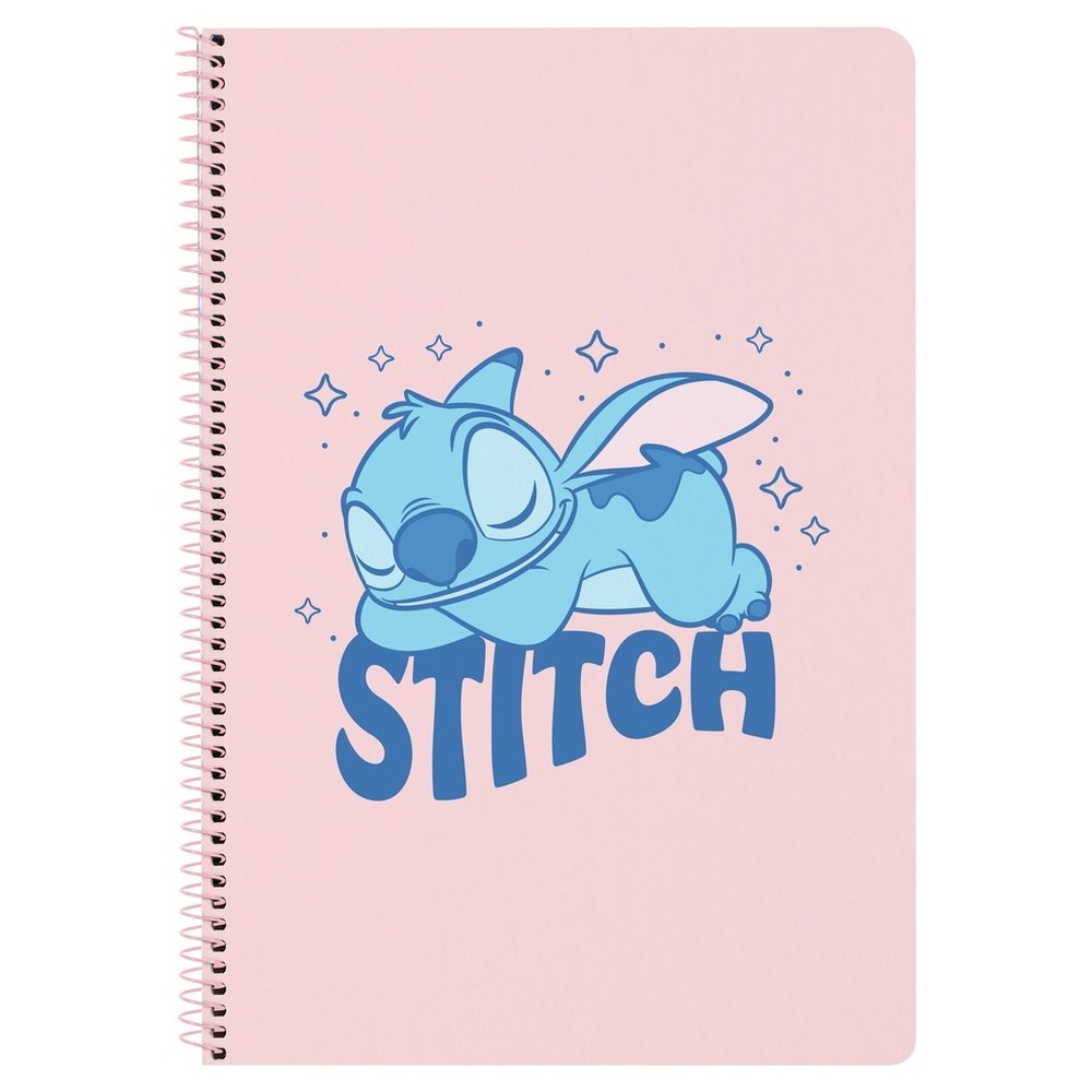 Libreta Folio Tapas Duras 80 H. Stitch Ohana SAFTA
