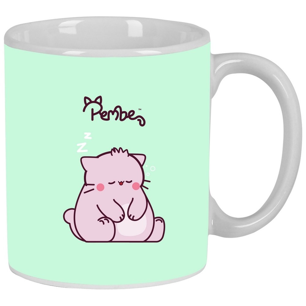 Taza Grande Pembe the Pink Cat Imagen principal del producto