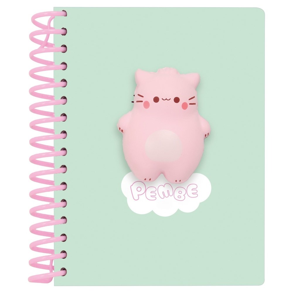 Bloc de notas frontal squishy Pembe the Pink Cat SAFTA