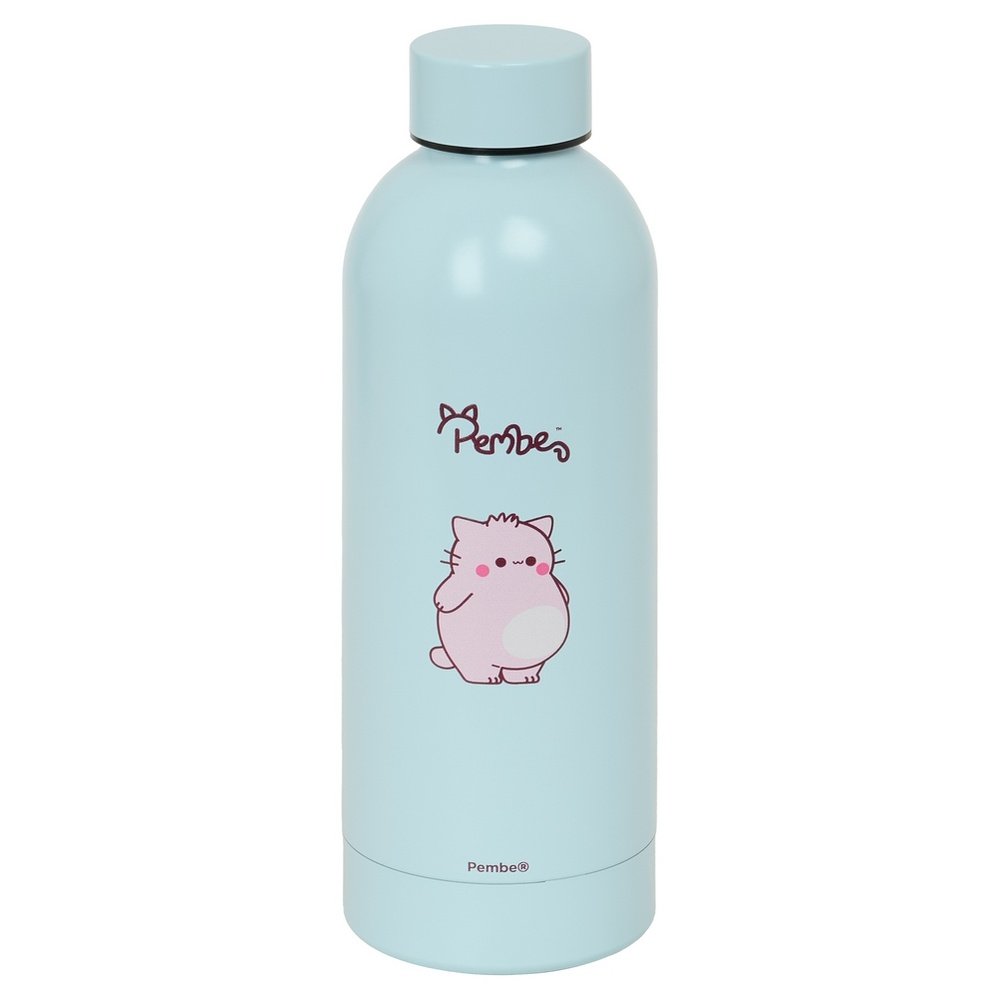 Botella Termo Acero Inoxidable 500ml Pembe The Pink Cat SAFTA Imagen principal del producto