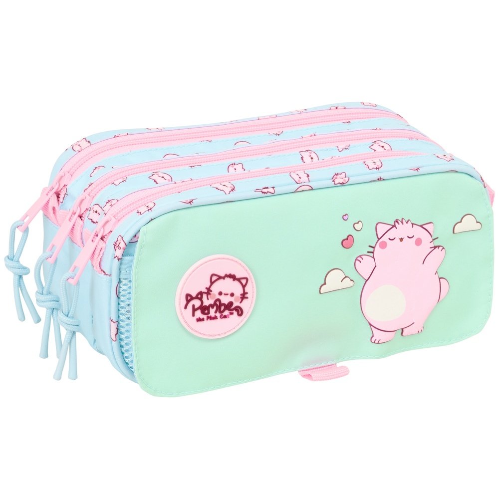 Portatodo Triple Big Pembe The Pink Cat Safta